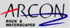 arcon rock & waterscrapes logo