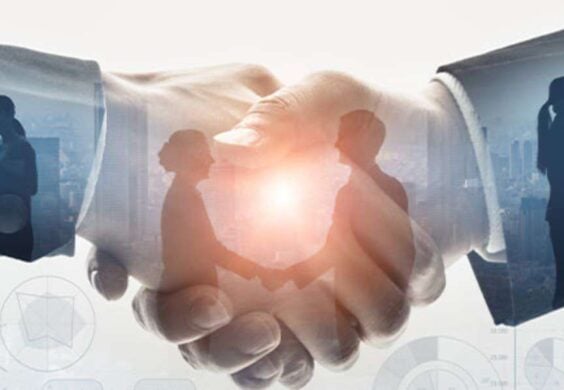 handshake representing business deal