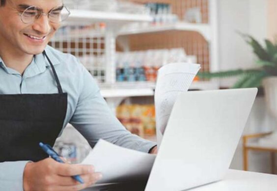 man reviewing checklist for selling a business in vancouver, bc