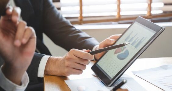 business owner receiving a professional business valuation