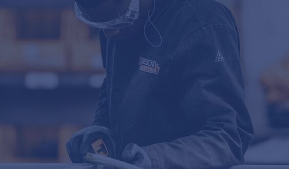 man using measuring tape