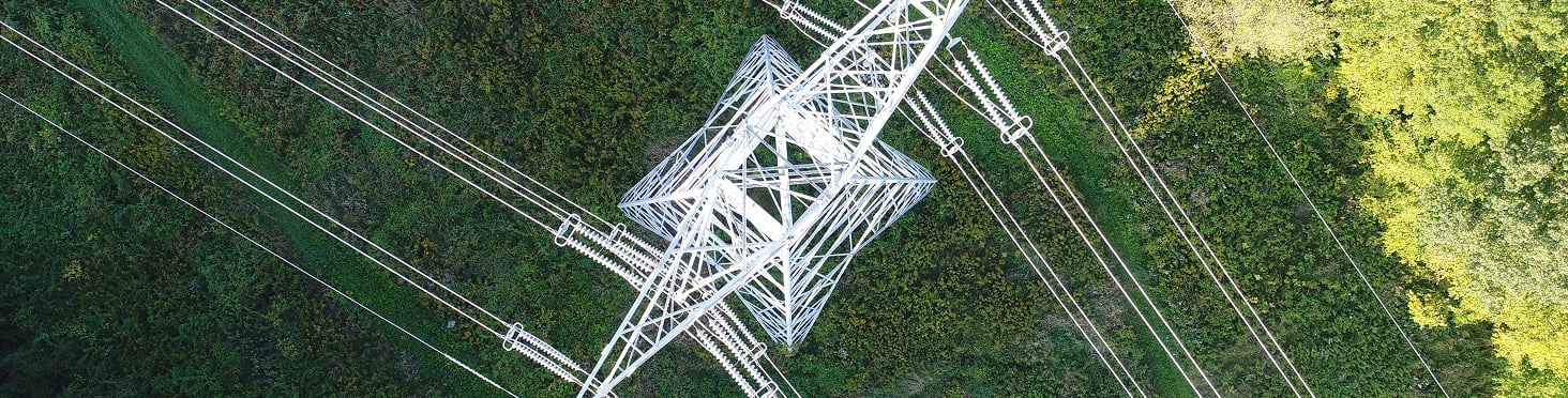 telephone tower and wires
