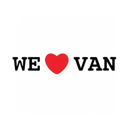 We Love Van branding