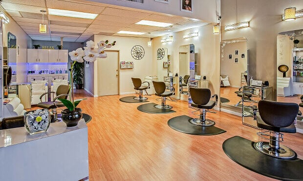 inside hair salon