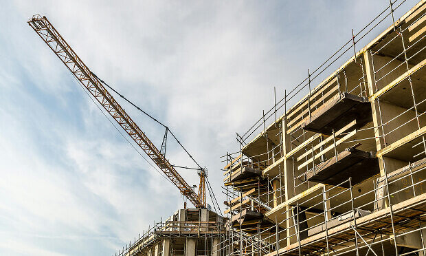 exterior of building under construction