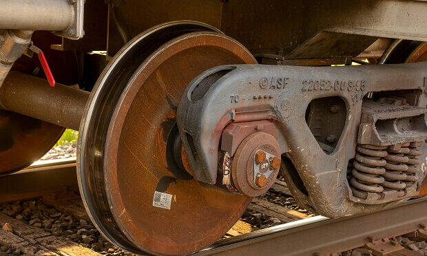 wheels on train